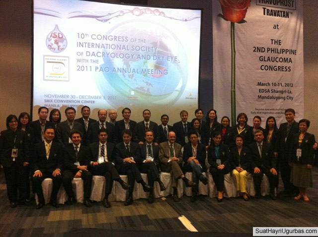 Manila'daki ISD 10. Kongresi'nde toplu fotoğraf
